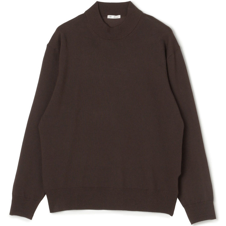 スーツセレクト 【RBC】BIZ KNIT モックネック/ブラウン 茶濃色