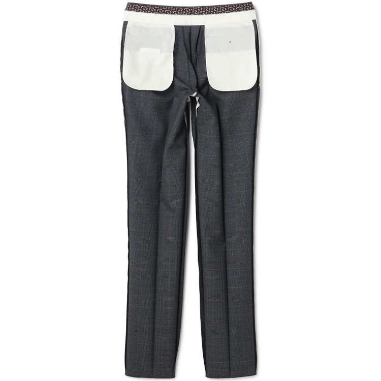 シルバーライン 【発送在庫あり】【CLASSICO TAPERED】【秋冬】スペアパンツ付き/2釦シングルスーツ 1タック/グレー×グレンチェックオーバーペン/ウォッシャブル/※裾上げ必要 グレー中間