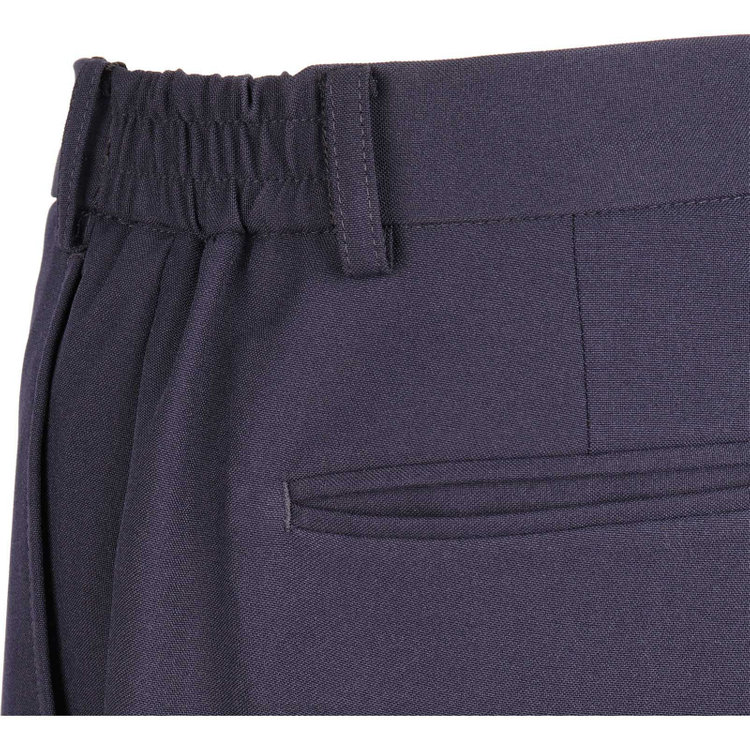 ブラックライン 【WEB限定/OUTLET】【発送在庫あり】【BL/4S WORK】【WEB限定】【年間】2釦シングルスーツ 0タック/ネイビー/ドローコード&ウエストシャーリング/※パンツ裾上げ済仕様 ネイビー系(紺)