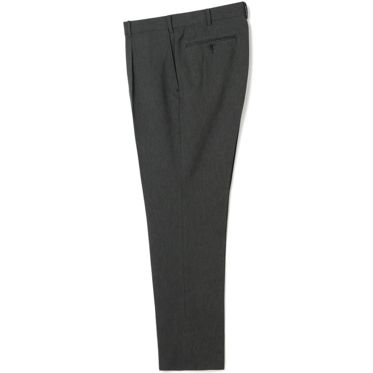 シルバーライン 【CLASSICO TAPERED】【春夏】1タックテーパードパンツ/カーキ/ウエストムーブ仕様/4S SUSTAINABILITY&ECOLOGY FABRIC/※裾上げ済仕様 緑濃色