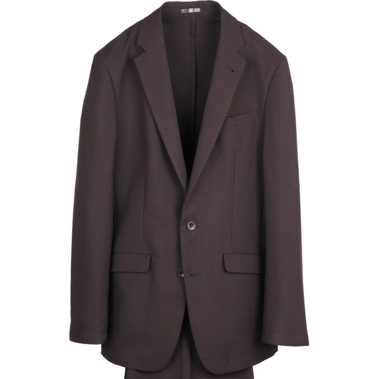 ブラックライン 【WEB限定/OUTLET】【発送在庫あり】【BL/4S WORK】【WEB限定】【年間】2釦シングルスーツ 0タック/ブラック/ドローコード&ウエストシャーリング/※パンツ裾上げ済仕様 ブラック系(黒)