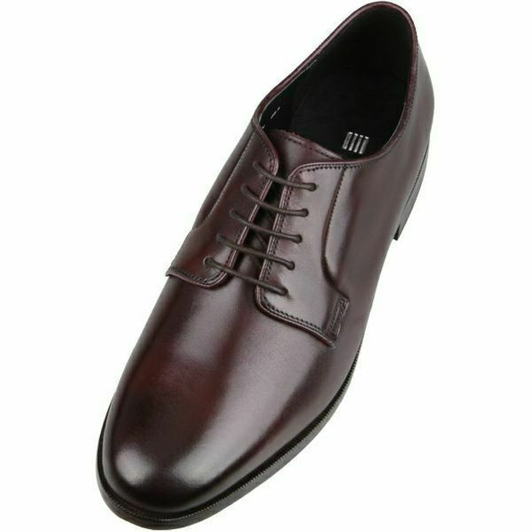 ブラックライン 【WEB限定/OUTLET】【BL】プレーントゥドレスシューズ/ワイン/牛革(キップ)/マッケイ製法 ブラウン系(茶)