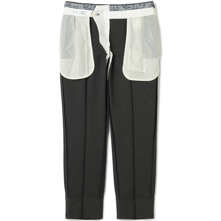 シルバーライン 【CLASSICO TAPERED】【春夏】1タックテーパードパンツ/カーキ/ウエストムーブ仕様/4S SUSTAINABILITY&ECOLOGY FABRIC/※裾上げ済仕様 緑濃色