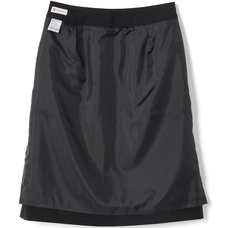 ブラックライン 【SUIT SELECT×Samantha Thavasa】【年間】バックフレアセミタイトスカート/究極のブラック/4S/マシンウォシャブル 黒