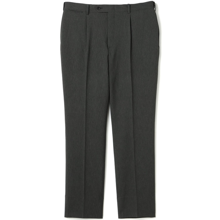 シルバーライン 【CLASSICO TAPERED】【春夏】1タックテーパードパンツ/カーキ/ウエストムーブ仕様/4S SUSTAINABILITY&ECOLOGY FABRIC/※裾上げ済仕様 緑濃色