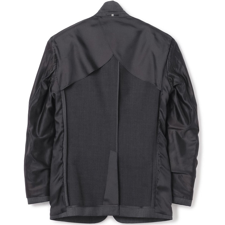 ブラックライン 【KSW】【年間】2釦シングルスーツ 0タック/グレー/ウエストシャーリング/ウォッシャブル/MOVING STRETCH/※裾上げ必要 グレー濃色