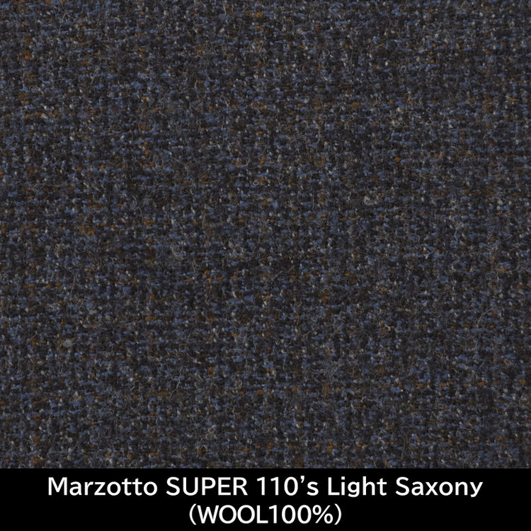 スーツセレクト 【国内縫製】【MEN'S】【パターンオーダー】【CLASSICO TAPERED S】【秋冬】スーツ/ネイビー/Marzotto SUPER110'S Light Saxony(WOOL100% ) ネイビー系(紺)