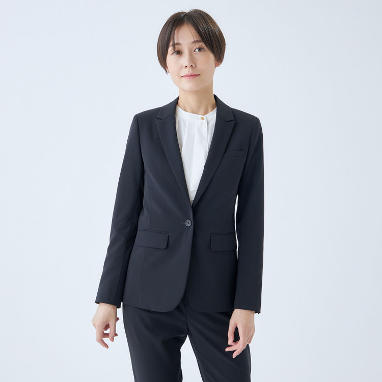 シルバーライン 【SL】【年間】1釦ジャケット/ネイビー/ウォッシャブル 紺中間