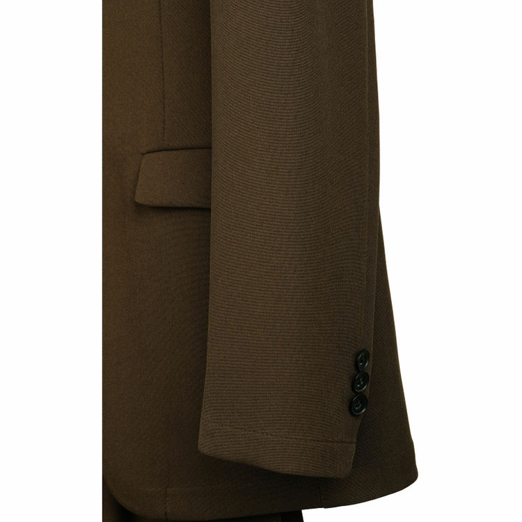 ブラックライン 【WEB限定/OUTLET】【発送在庫あり】【BL/4S WORK】【WEB限定】【年間】2釦シングルスーツ 0タック/カーキ/ドローコード&ウエストシャーリング/※パンツ裾上げ済仕様 カーキ系(濃緑)