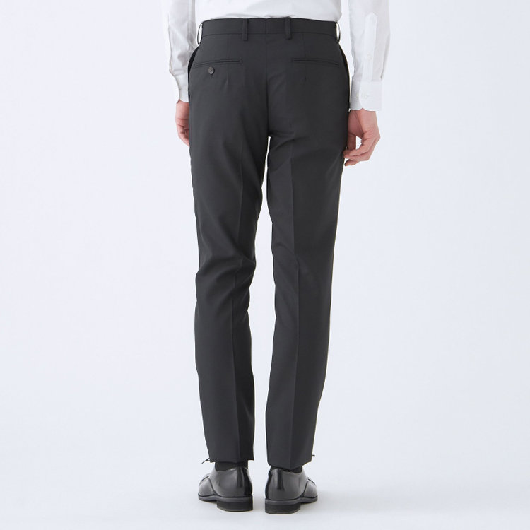 シルバーライン 【CLASSICO TAPERED】【年間】2釦シングルスーツ 1タック/ブラック/パンツウォシャブル/※裾上げ必要 黒