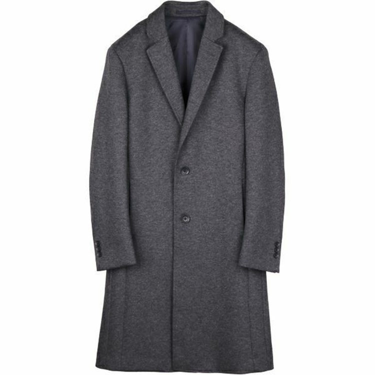 スーツセレクト 【WEB限定/OUTLET】【SKINNY】ウールブレンドニットチェスターコート/グレー×ソリッド/バイウォーム/4S グレー系(灰)