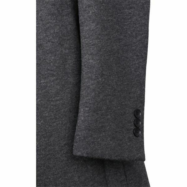 スーツセレクト 【WEB限定/OUTLET】【SKINNY】ウールブレンドニットチェスターコート/グレー×ソリッド/バイウォーム/4S グレー系(灰)