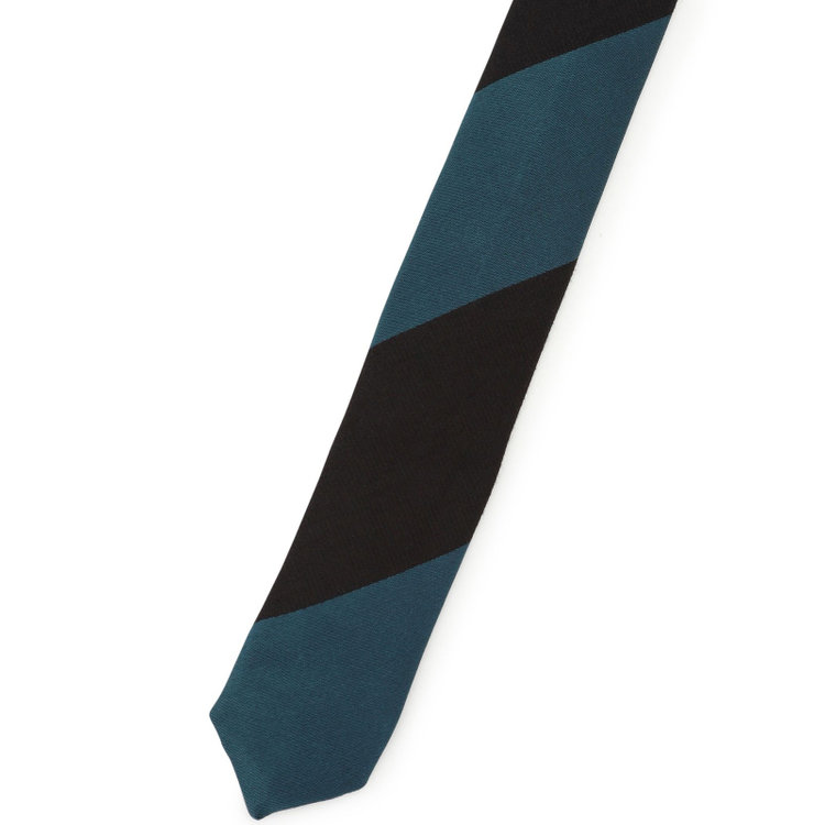 シルバーライン 【SILVER LINE】シルクウールストライプネクタイ 8.5cm幅/ブルー/JAPAN MADE その他