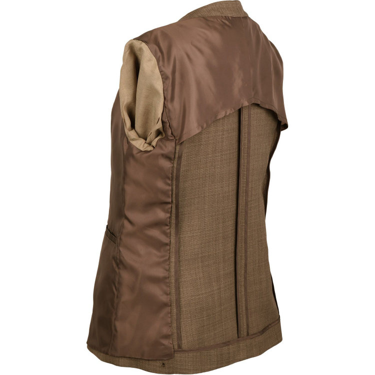 ブラックライン 【SL】【春夏】ノーカラー七分袖ジャケット/ブラウン/ウォッシャブル ブラウン系(茶)