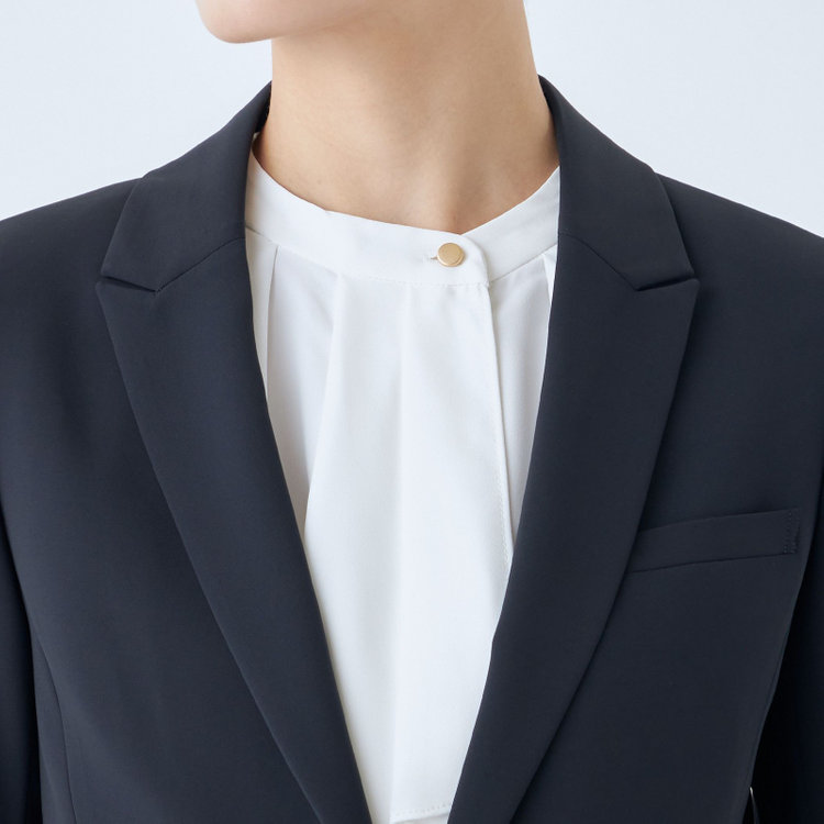 シルバーライン 【SL】【年間】1釦ジャケット/ネイビー/ウォッシャブル 紺中間