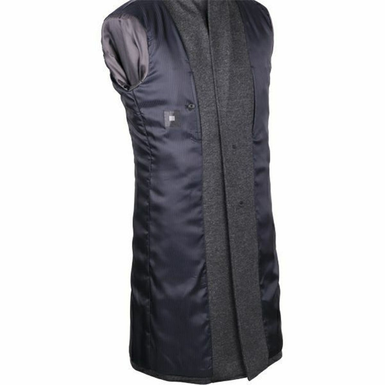 スーツセレクト 【WEB限定/OUTLET】【SKINNY】ウールブレンドニットチェスターコート/グレー×ソリッド/バイウォーム/4S グレー系(灰)