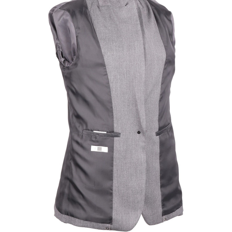 SUIT SELECT　アウトレット 【WEB限定/OUTLET/汚れ・キズ等有】【RELAX TAPERED】【年間】1釦ジャケット/グレー×ソリッド/ウォッシャブル グレー系(灰)