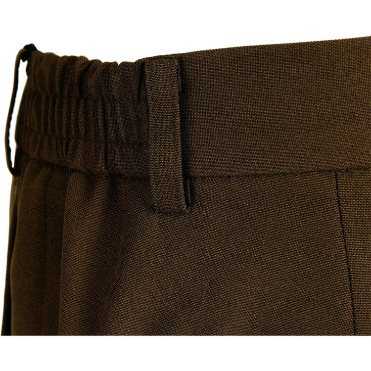 ブラックライン 【WEB限定/OUTLET】【発送在庫あり】【BL/4S WORK】【WEB限定】【年間】2釦シングルスーツ 0タック/カーキ/ドローコード&ウエストシャーリング/※パンツ裾上げ済仕様 カーキ系(濃緑)