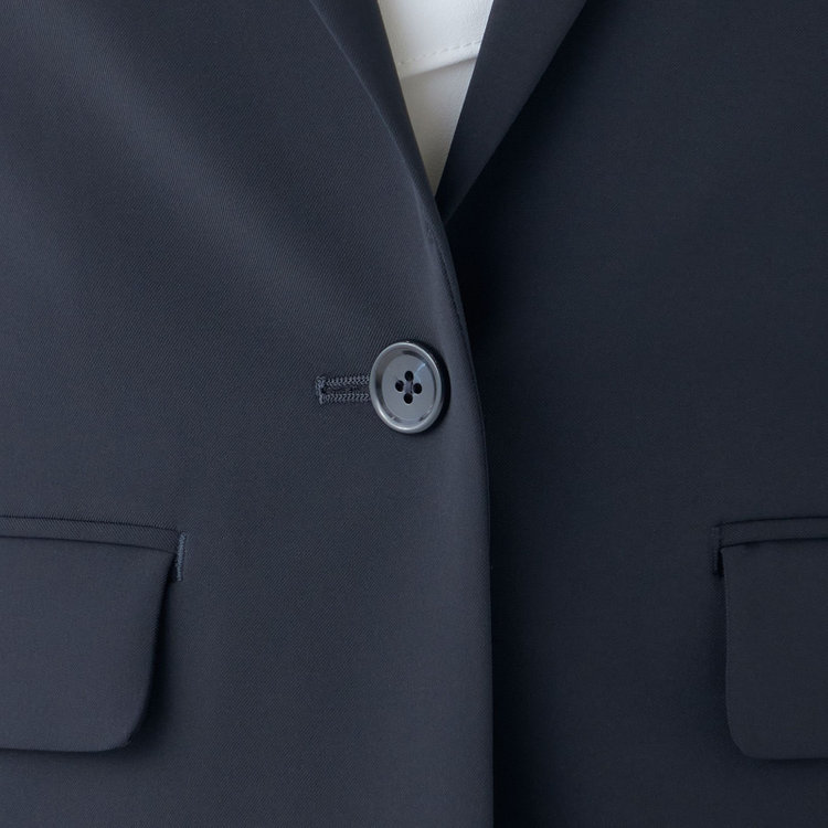 シルバーライン 【SL】【年間】1釦ジャケット/ネイビー/ウォッシャブル 紺中間