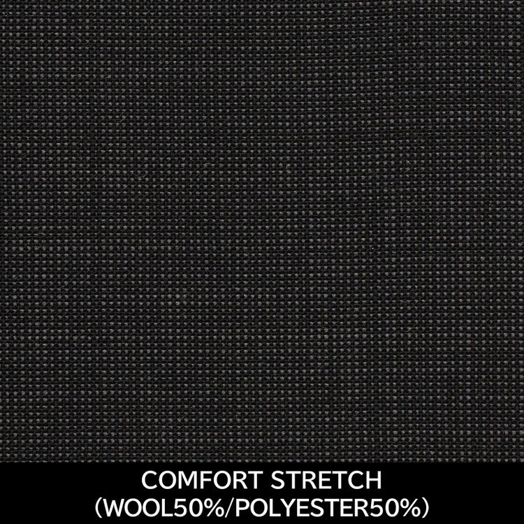スーツセレクト 【国内縫製】【MEN'S】【パターンオーダー】【SLIM TAPERED】【春夏】スーツ/グレー/COMFORT STRETCH (WOOL50%/POLYESTER50%) グレー中間