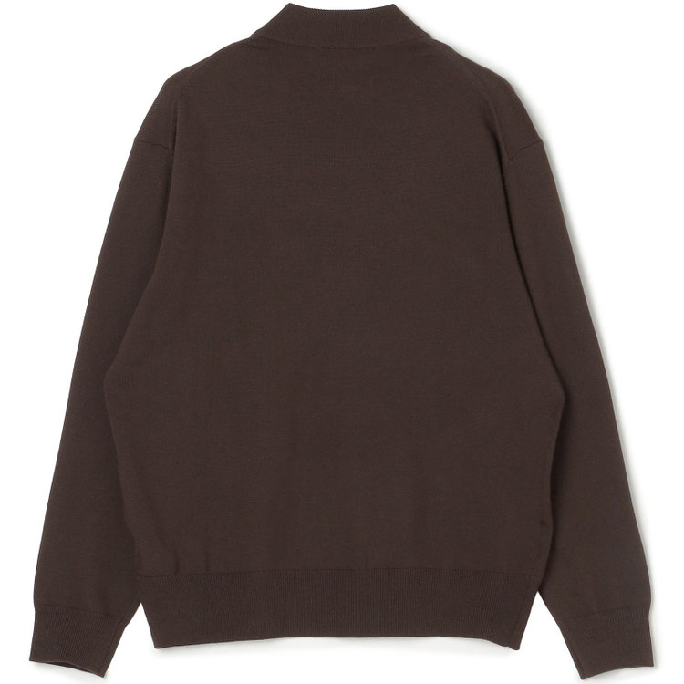 スーツセレクト 【RBC】BIZ KNIT モックネック/ブラウン 茶濃色
