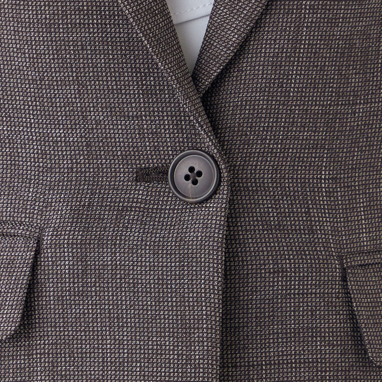 シルバーライン 【RELAX TAPERED】【年間】1釦ジャケット/ブラウン/ウォッシャブル 茶中間