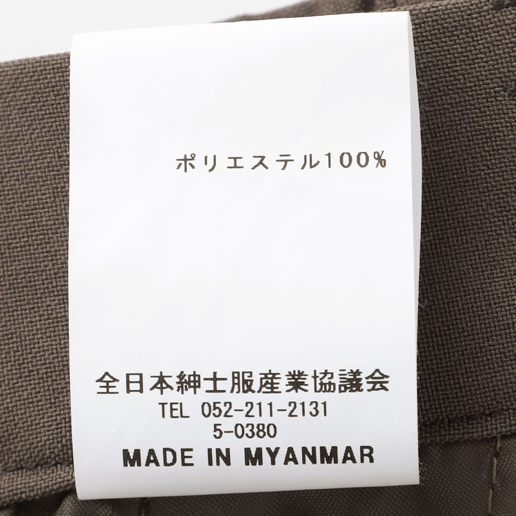 シルバーライン 【SL】【年間】1釦シングルパンツスーツ/ブラウン/パンツウエストシャーリング/ウォッシャブル/※パンツ裾上げ済仕様 茶中間