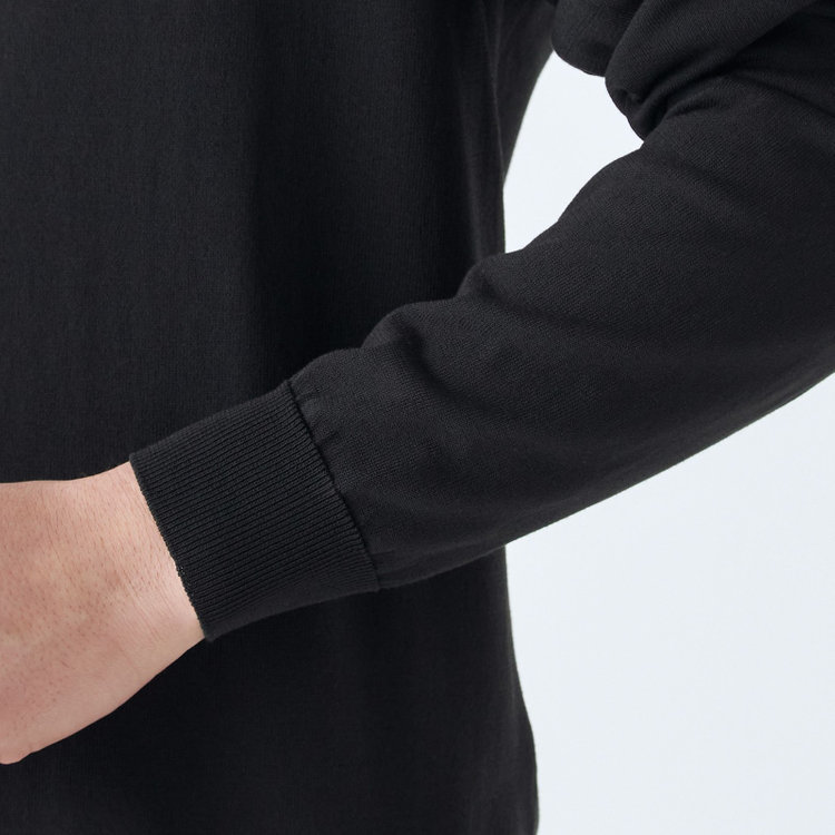 スーツセレクト 【RBC】【春夏】コットンブレンドニットカーディガン/ブラック/マシンウォッシャブル 黒