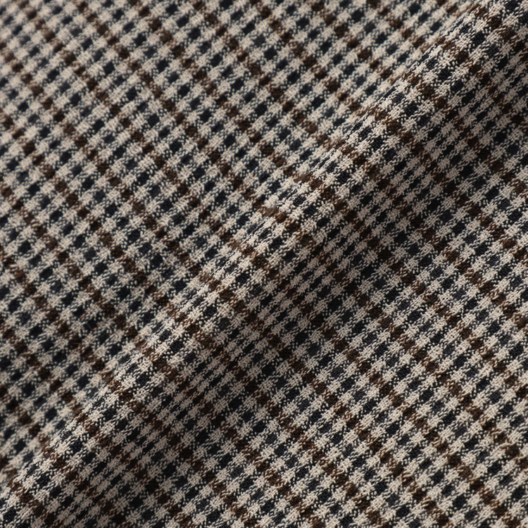 シルバーライン 【RBC】【春夏】3釦段返りジャケット/ブラウン×チェック/パッチポケット/4S SUSTAINABILITY&ECOLOGY FABRIC その他