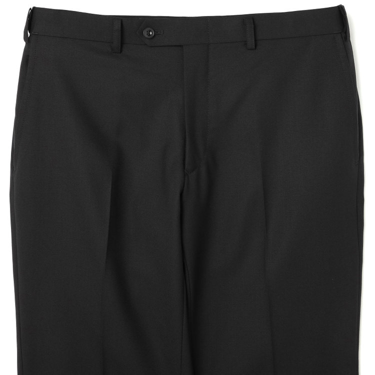 ブラックライン 【SLIM TAPERED_2】【春夏】2釦シングルスーツ 0タック/ブラック×ソリッド/ウエストムーブ/REDA ACTIVE/NEW ZEALAND WOOL MERINO/SHOWER CLEAN/※裾上げ必要 黒