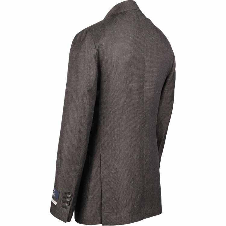 スーツセレクト 【WEB限定/OUTLET】【CLASSICO TAPERED】【春夏】コーディネートパンツ付き/3釦段返りシングルスーツ 2タック/カーキ+サンドブラウンパンツ/パッチポケット/サイドAJ＆シャーリング/MARZOTTO ブラウン系(茶)