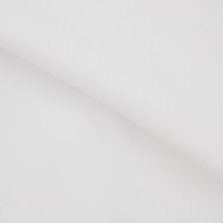 シルバーライン 【SILVER LINE】【形態安定】レギュラーカラードレスワイシャツ/ホワイト×ブロード (無地) 白