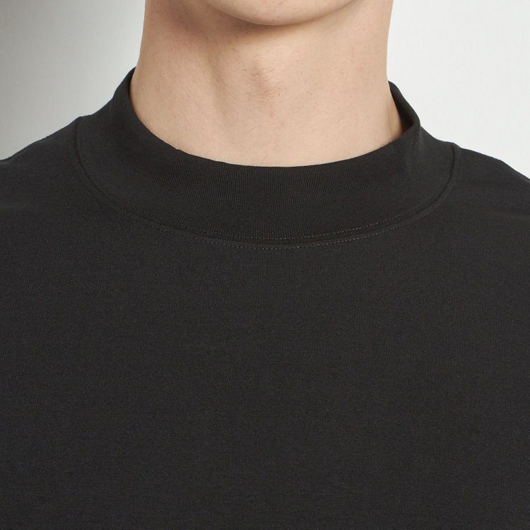 スーツセレクト 【RBC】モックネックロングTシャツ/ブラック/「吸汗速乾」「接触冷感」「UV加工」 黒