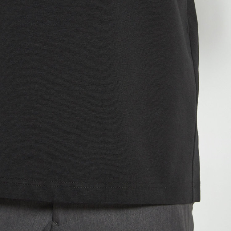 スーツセレクト 【RBC】モックネックロングTシャツ/ブラック/「吸汗速乾」「接触冷感」「UV加工」 黒