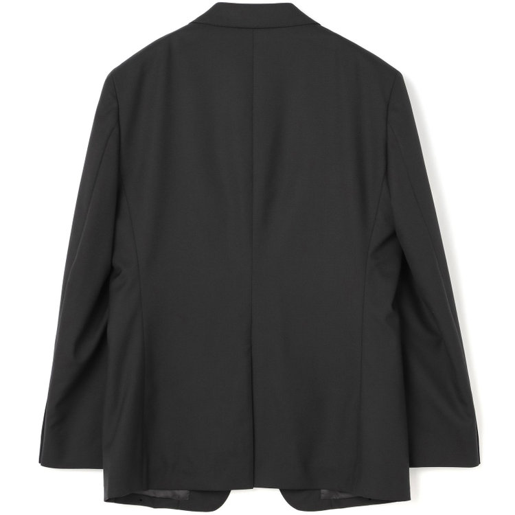 ブラックライン 【SLIM TAPERED_2】【春夏】2釦シングルスーツ 0タック/ブラック×ソリッド/ウエストムーブ/REDA ACTIVE/NEW ZEALAND WOOL MERINO/SHOWER CLEAN/※裾上げ必要 黒