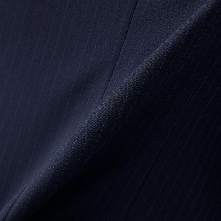 スーツセレクト 【SUIT SELECT×Samantha Thavasa】【年間】1釦ジャケット/ネイビー×ストライプ/4S/マシンウォシャブル ネイビー系(紺)