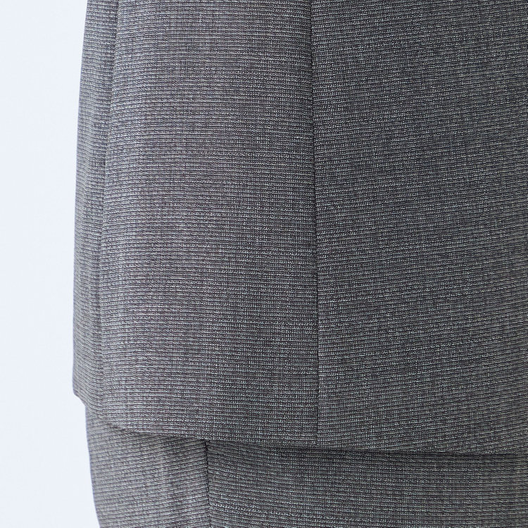 ブラックライン 【KSW】【春夏】スペアパンツ付き/2釦シングルスーツ 0タック/グレー/※裾上げ必要 グレー中間