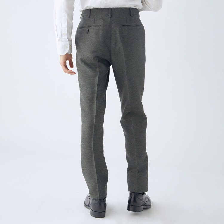 シルバーライン 【5DAYS CLOSET】【RBC】【春夏】テンセルブレンド1タックテーパードパンツ/カーキ/ウエストムーブ/4S SUSTAINABILITY&ECOLOGY FABRIC/※裾上げ必要 黄淡色