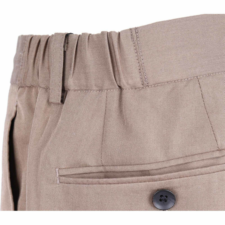 スーツセレクト 【WEB限定/OUTLET】【CLASSICO TAPERED】【春夏】コーディネートパンツ付き/3釦段返りシングルスーツ 2タック/カーキ+サンドブラウンパンツ/パッチポケット/サイドAJ＆シャーリング/MARZOTTO ブラウン系(茶)