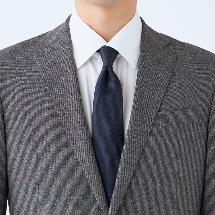 ブラックライン 【KSW】【春夏】スペアパンツ付き/2釦シングルスーツ 0タック/グレー/※裾上げ必要 グレー中間