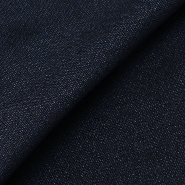 ブラックライン 【SLIM TAPERED_2】【秋冬】2釦シングルスーツ 0タック/ネイビー×ツイル/ウエストシャーリング/4S SUSTAINABILITY&ECOLOGY FABRIC/ウォッシャブル/※パンツ裾上げ済仕様 紺中間