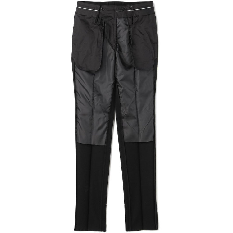 シルバーライン 【CLASSICO TAPERED】【年間】【フォーマル対応可】2釦シングルフォーマルスーツ 1タック/ブラック×ソリッド/BISHU JAPAN FABRIC Super100's/ウエストサイドアジャスター仕様/※裾上げ必要 黒