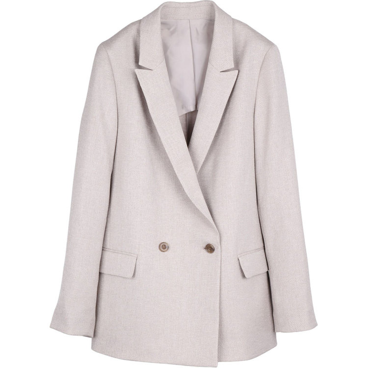 ブラックライン 【WEB限定/OUTLET】【SL】【春夏】2釦1掛けダブルジャケット/ベージュ/ウォッシャブル ベージュ系(薄茶)