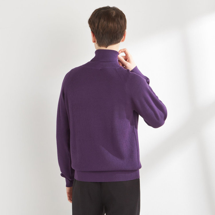 ソノタ 【RBC】【秋冬】タートルネックニットセーター/パープル 紫中間