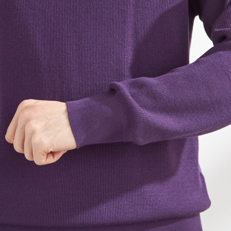 ソノタ 【RBC】【秋冬】タートルネックニットセーター/パープル 紫中間