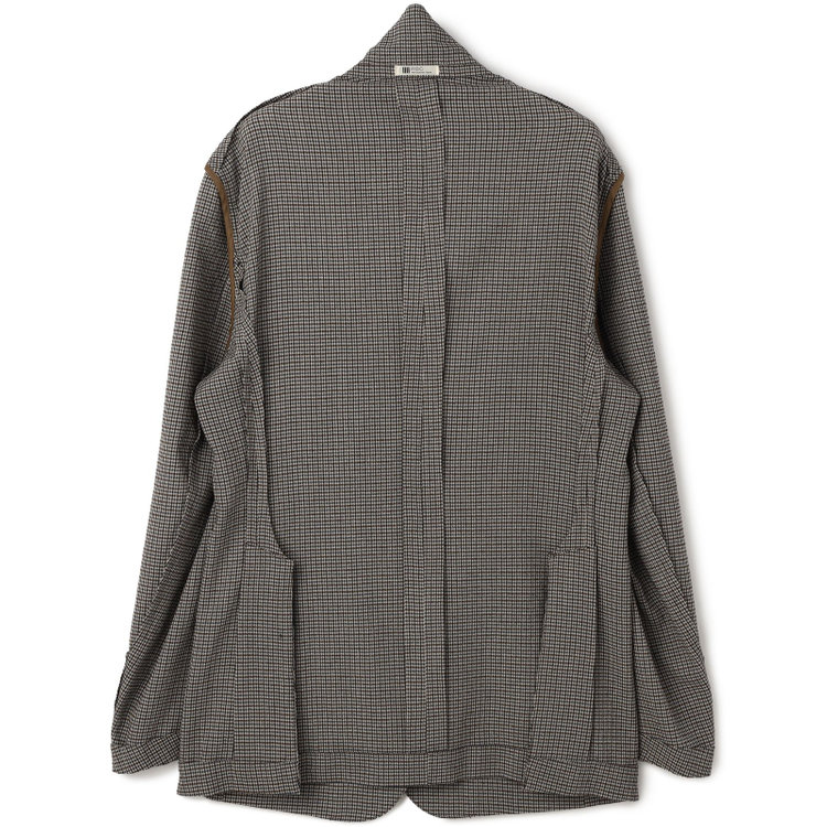 シルバーライン 【RBC】【春夏】3釦段返りジャケット/ブラウン×チェック/パッチポケット/4S SUSTAINABILITY&ECOLOGY FABRIC その他