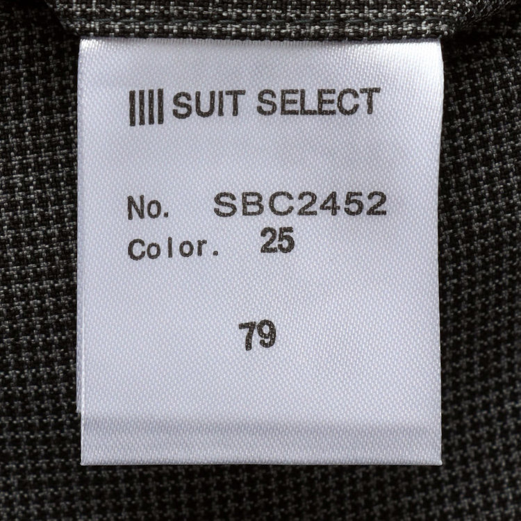 ブラックライン 【発送在庫あり】【SLIM TAPERED】【春夏】0タックテーパードパンツ/グレー＆ブラック×ハウンドトゥース/ウエストムーブ/ウォッシャブル/4S SUSTAINABILITY&ECOLOGY FABRIC/※裾上げ必要 グレー中間