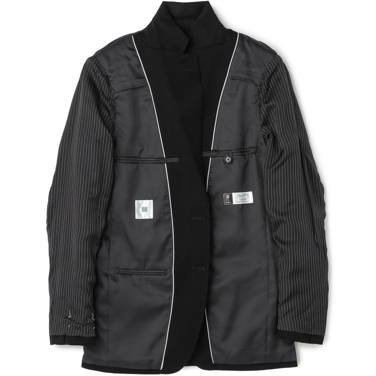 シルバーライン 【CLASSICO TAPERED】【年間】【フォーマル対応可】2釦シングルフォーマルスーツ 1タック/ブラック×ソリッド/BISHU JAPAN FABRIC Super100's/ウエストサイドアジャスター仕様/※裾上げ必要 黒