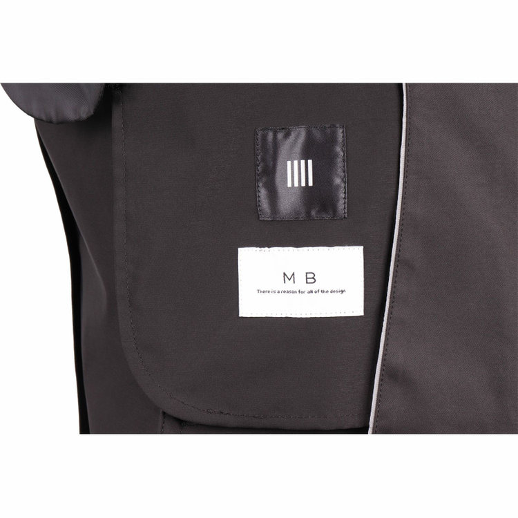 スーツセレクト 【WEB限定/OUTLET】【発送在庫あり】【RBC】【年間】ノーカラー1釦ジャケット/ブラック/LIMONTAEAST fabrics designed in italy/MB×SUIT SELECT ブラック系(黒)