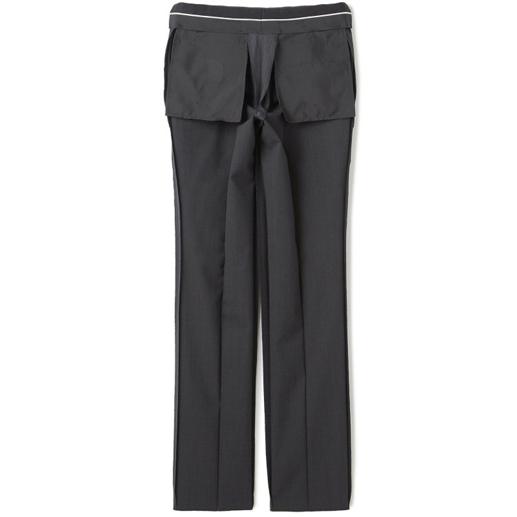 ブラックライン 【KSW】【年間】2釦シングルスーツ 0タック/グレー/ウエストムーブ/ウォッシャブル/MOVING STRETCH/※裾上げ必要 グレー中間